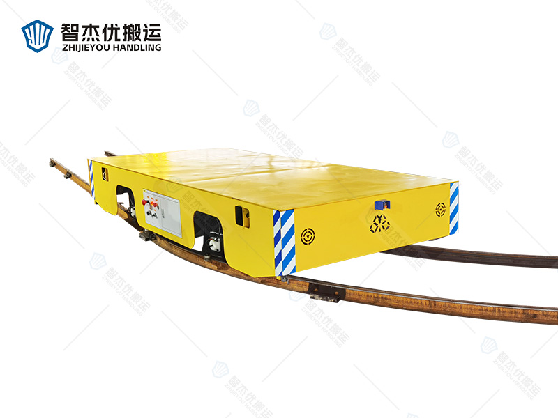 鋼材轉(zhuǎn)運(yùn)平板車 彎道運(yùn)行 低壓供電